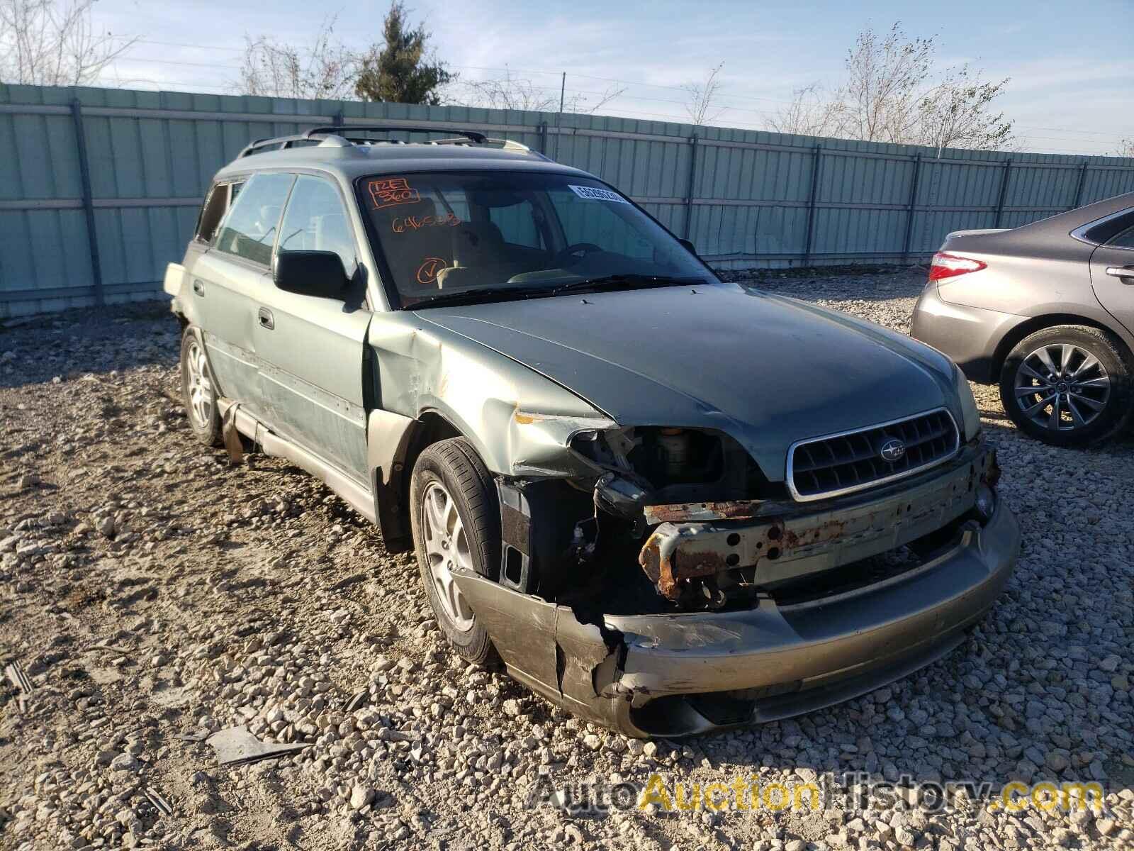 2004 SUBARU LEGACY OUTBACK AWP, 4S3BH675447646533