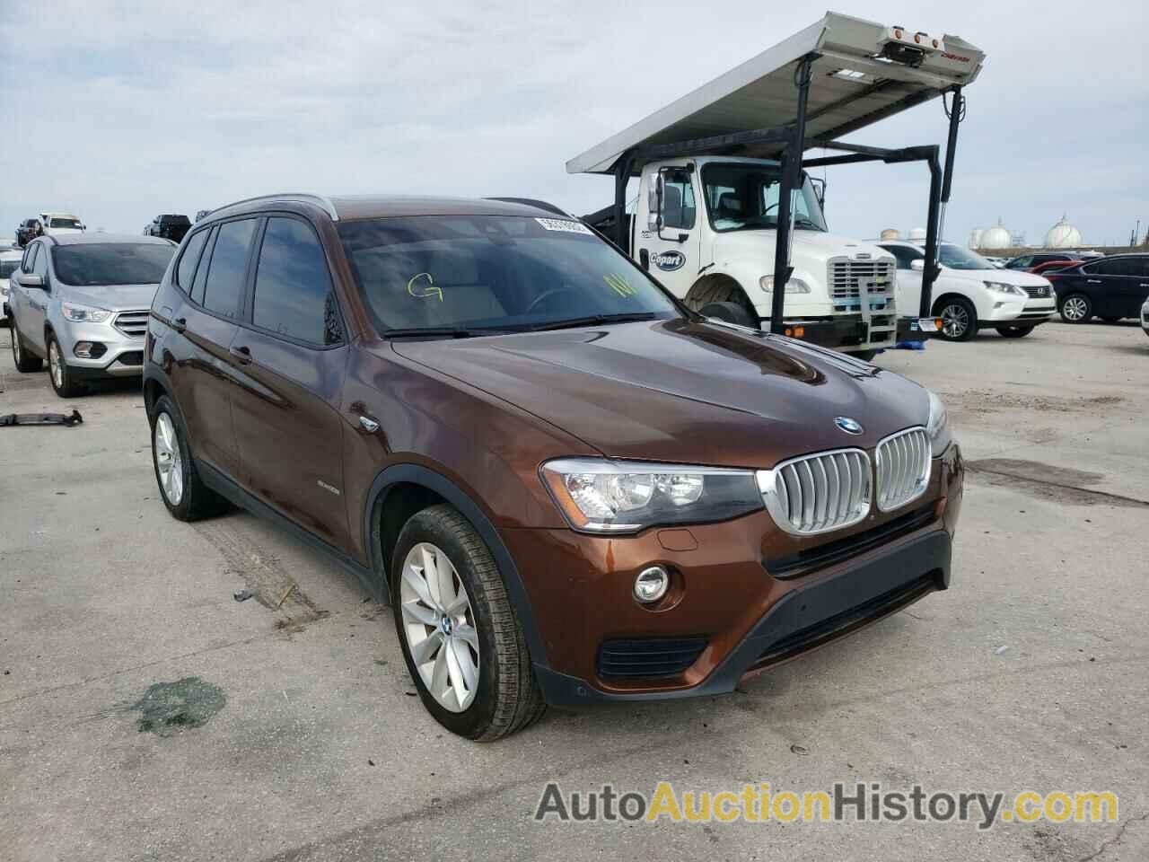 2017 BMW X3 SDRIVE28I, 5UXWZ7C57H0U46348