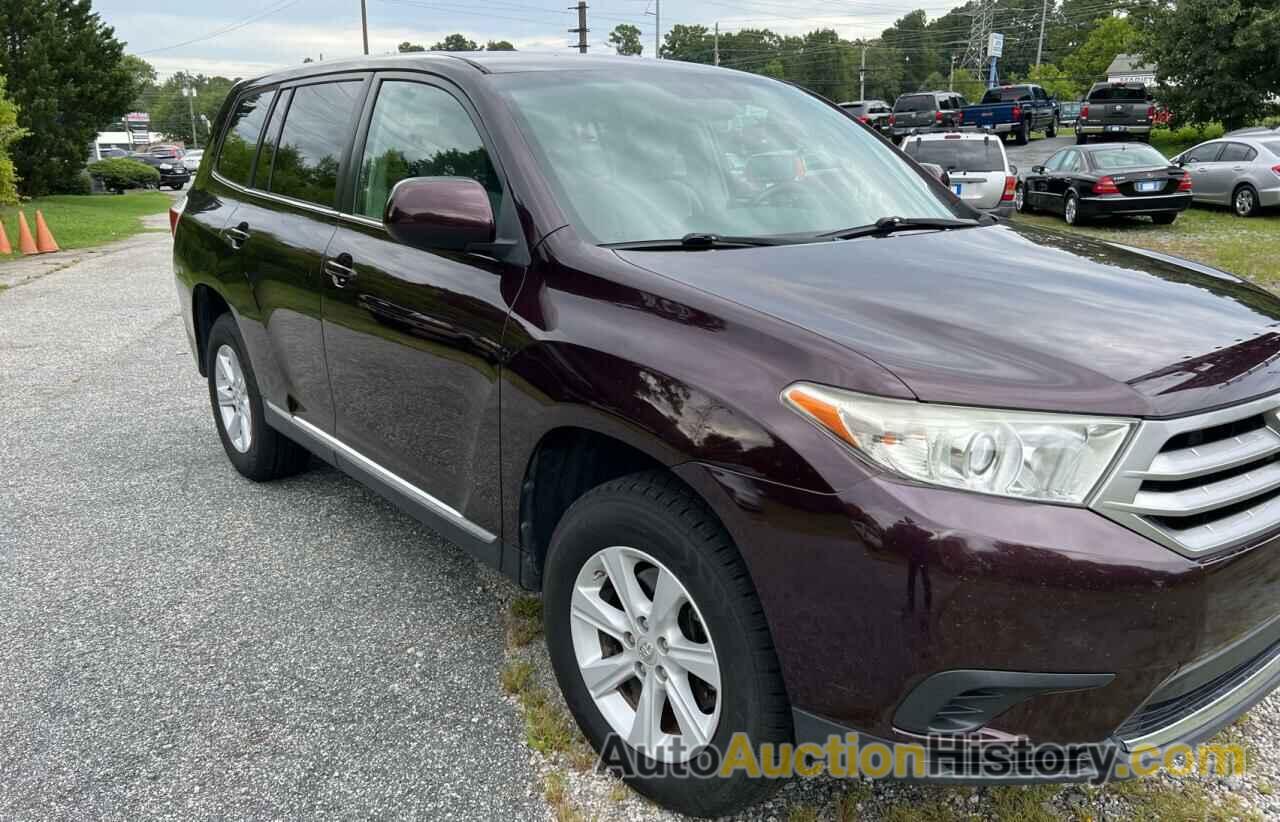 2013 TOYOTA HIGHLANDER BASE, 5TDBK3EH9DS243487