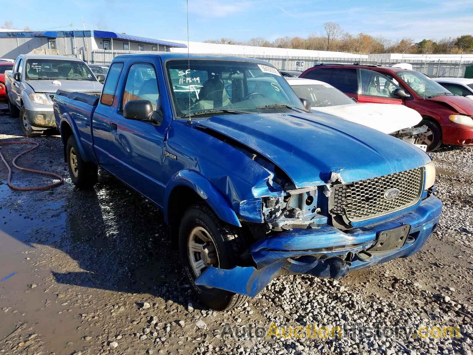 2001 FORD RANGER SUP SUPER CAB, 1FTYR14U21PA91406
