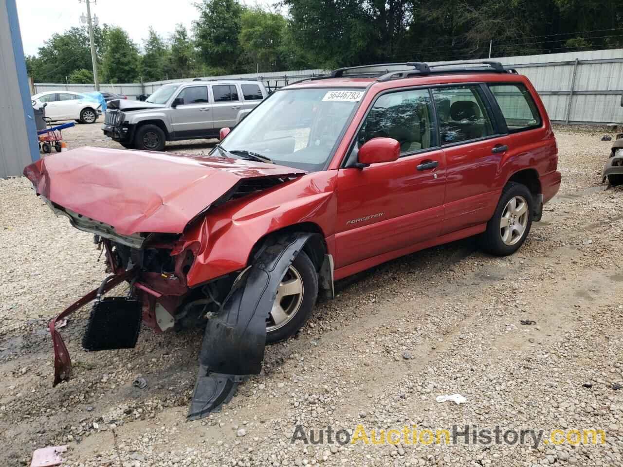 2002 SUBARU FORESTER S, JF1SF65682H736962