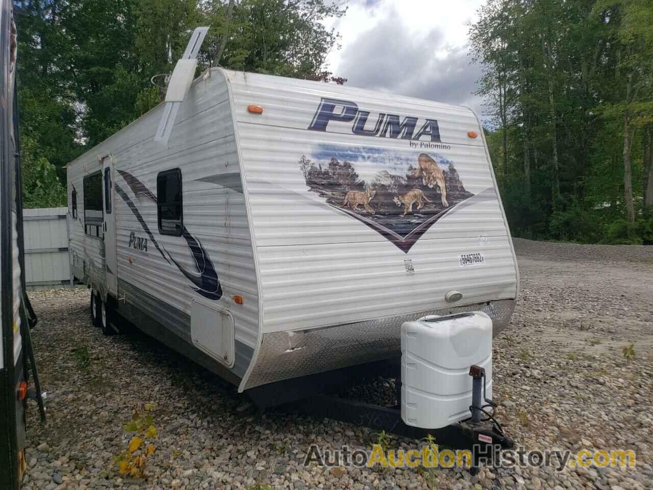 2012 WILDWOOD PUMA, 4X4TPUF25CP034689