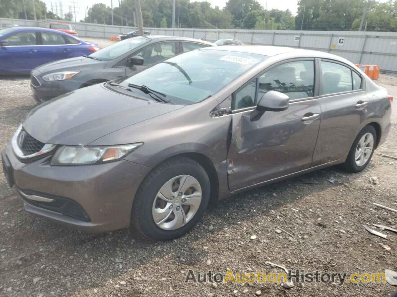 2013 HONDA CIVIC LX, 19XFB2F52DE098402