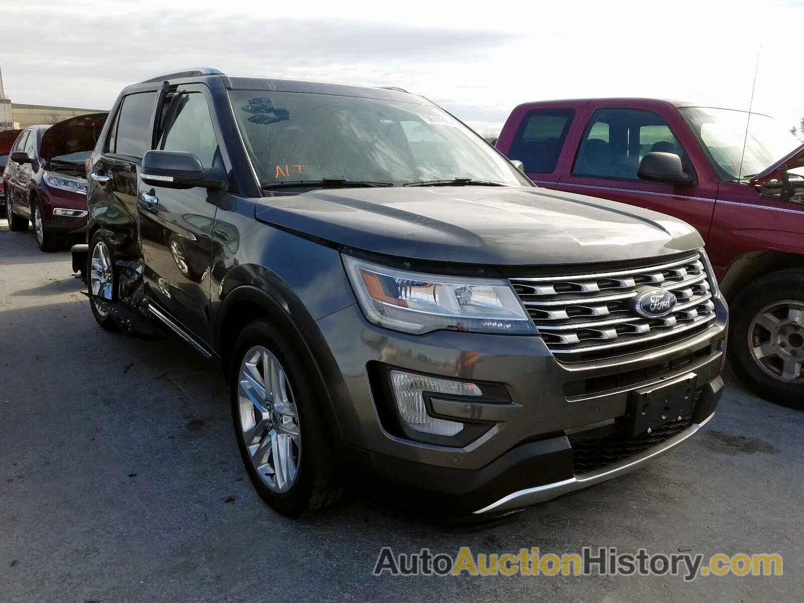 2017 FORD EXPLORER L LIMITED, 1FM5K7F8XHGE36987