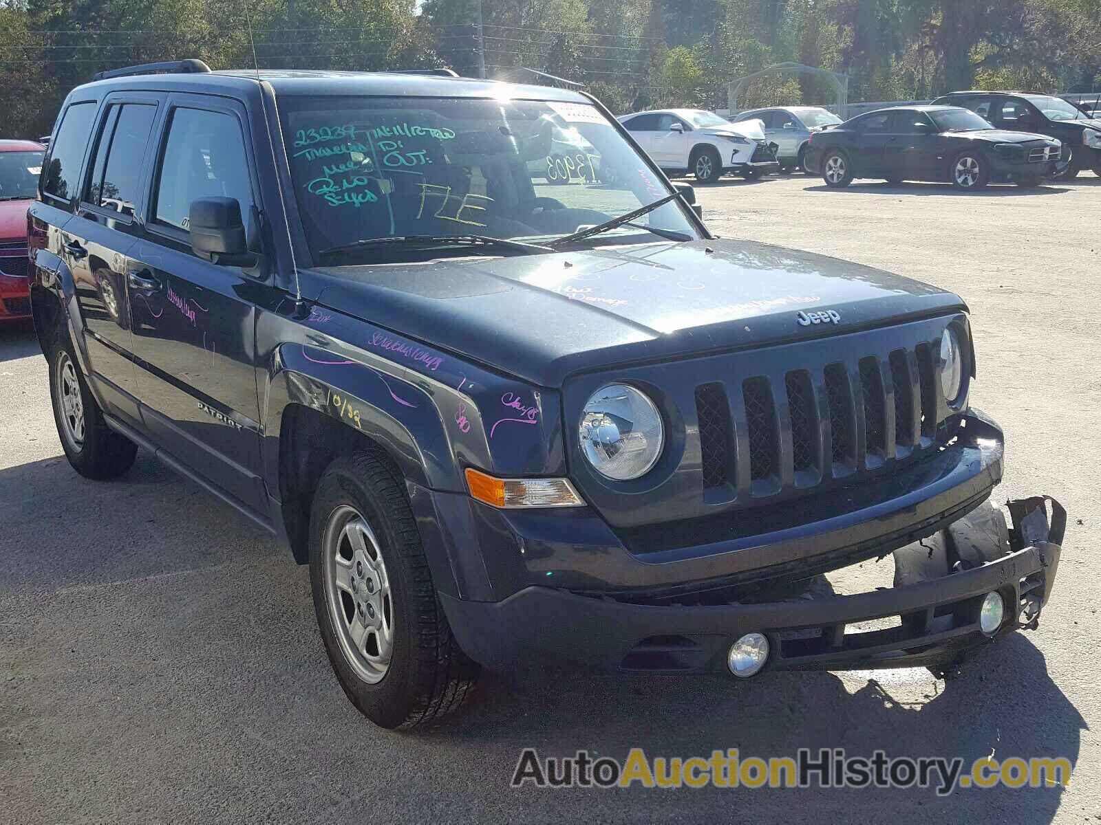 2015 JEEP PATRIOT SP SPORT, 1C4NJRBB7FD206570