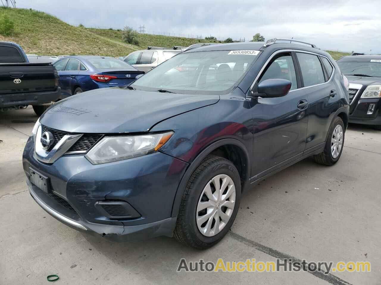 NISSAN ROGUE S, KNMAT2MV1GP654178