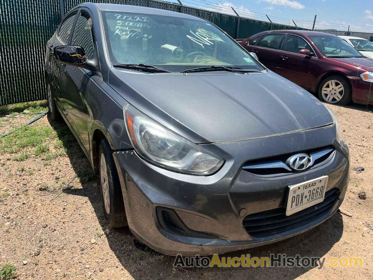 2012 HYUNDAI ACCENT GLS, KMHCT4AE8CU089475