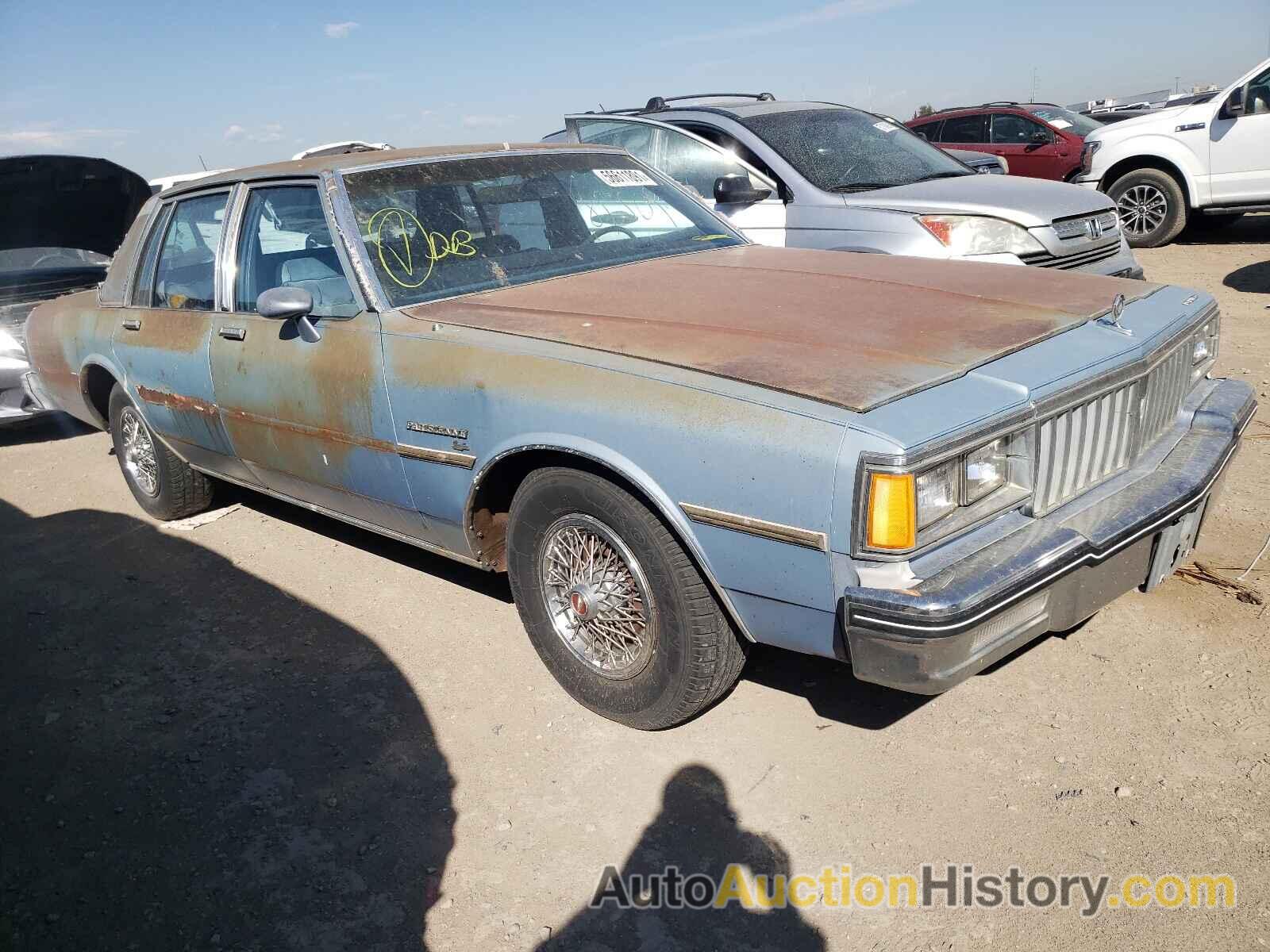 1984 PONTIAC PARISIENNE BROUGHAM, 1G2AT69H1EX212108