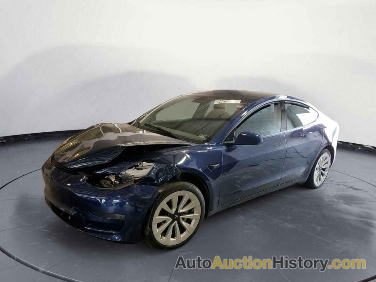 2022 TESLA MODEL 3, 5YJ3E1EB0NF188025