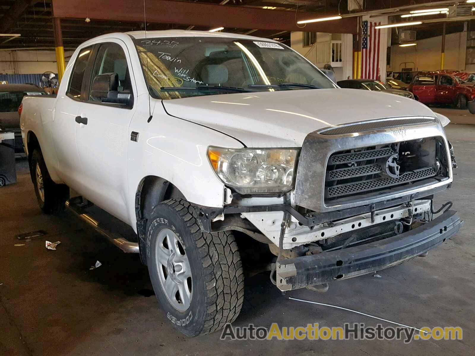 2009 TOYOTA TUNDRA DOUBLE CAB, 5TFBT54149X014777