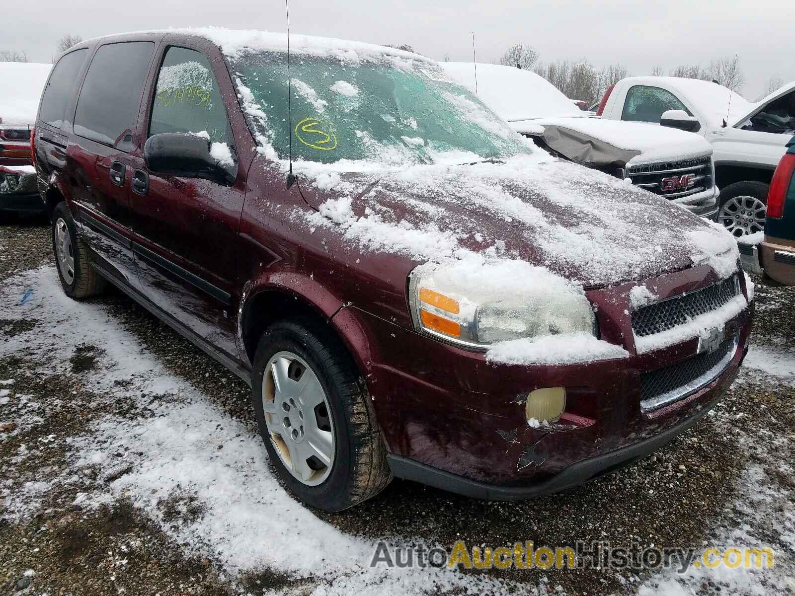 2007 CHEVROLET UPLANDER L LS, 1GNDV23187D106533