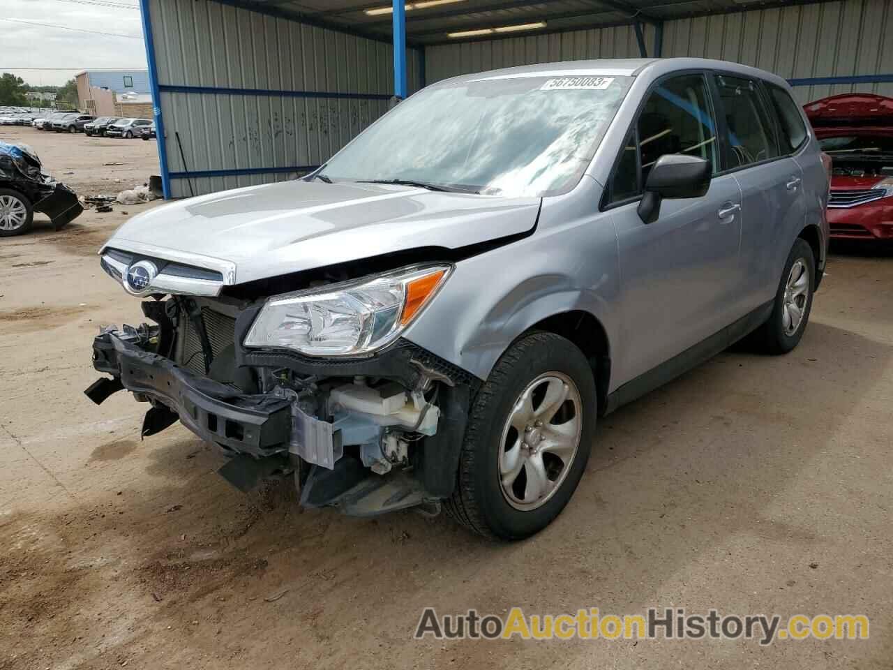 2016 SUBARU FORESTER 2.5I, JF2SJAAC0GG494593