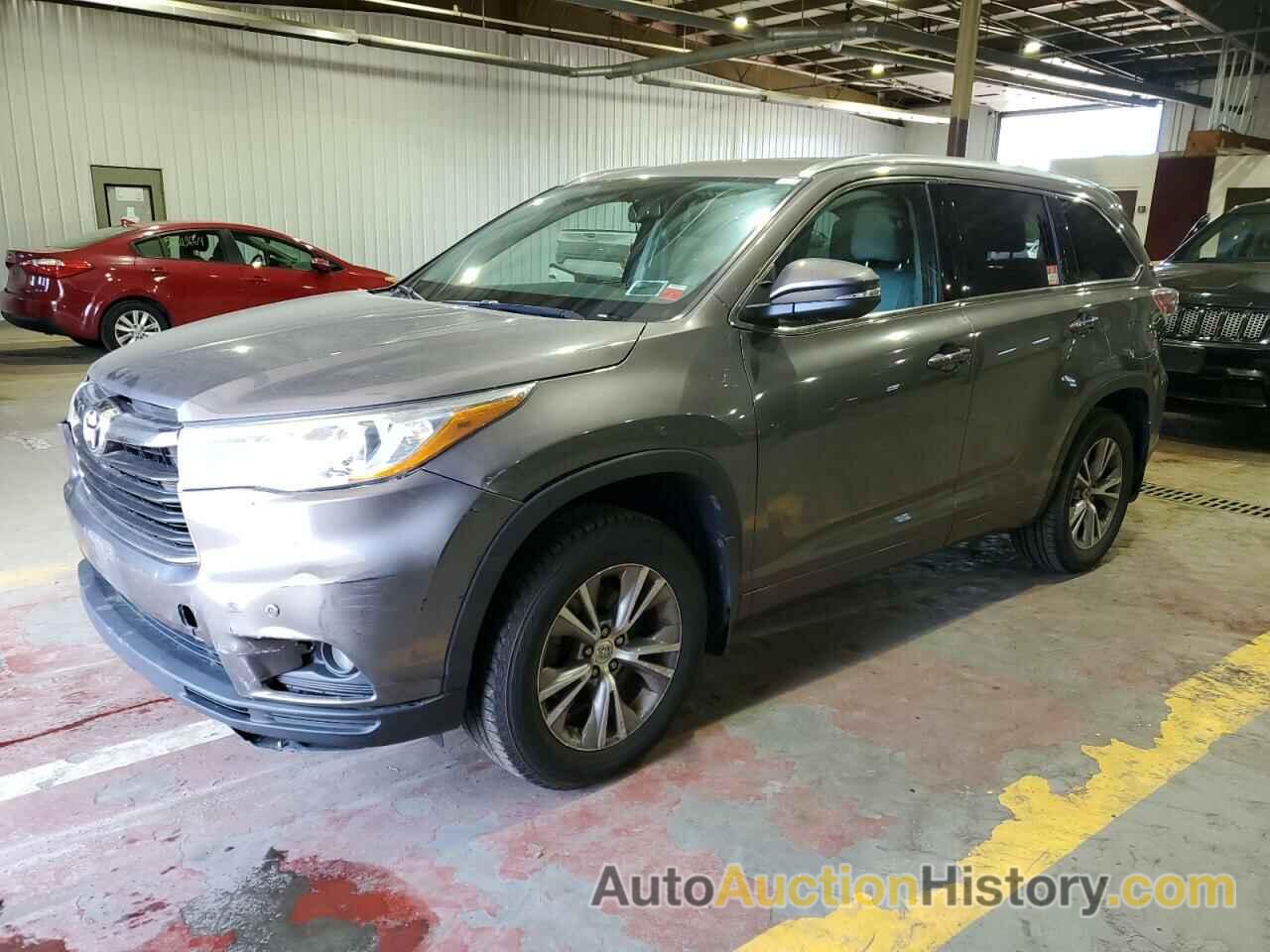 TOYOTA HIGHLANDER XLE, 5TDJKRFH4FS086516