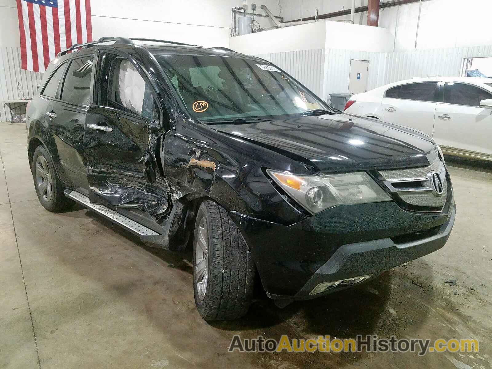 2007 ACURA MDX SPORT SPORT, 2HNYD28827H531438