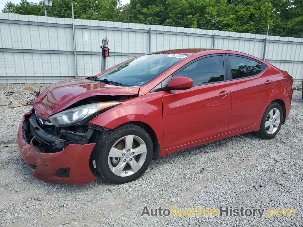 HYUNDAI ELANTRA GLS, KMHDH4AE0DU952275