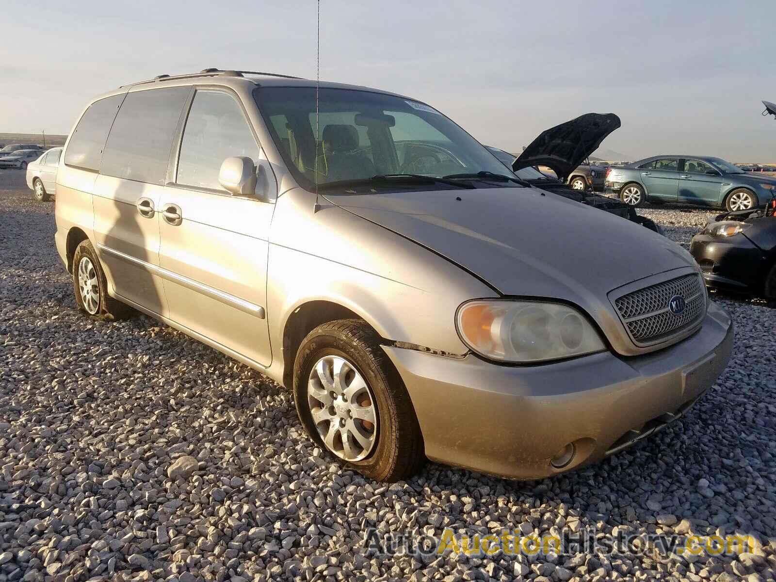 2005 KIA SEDONA EX EX, KNDUP132056728888