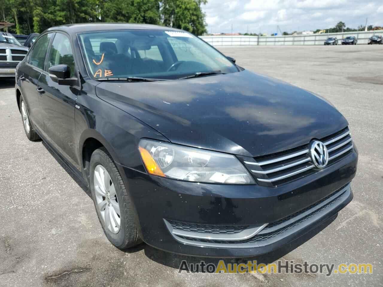 2014 VOLKSWAGEN PASSAT S, 1VWAT7A37EC073611