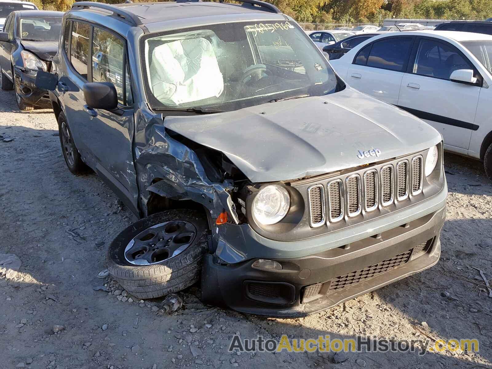 2017 JEEP RENEGADE S SPORT, ZACCJBAB9HPG19191