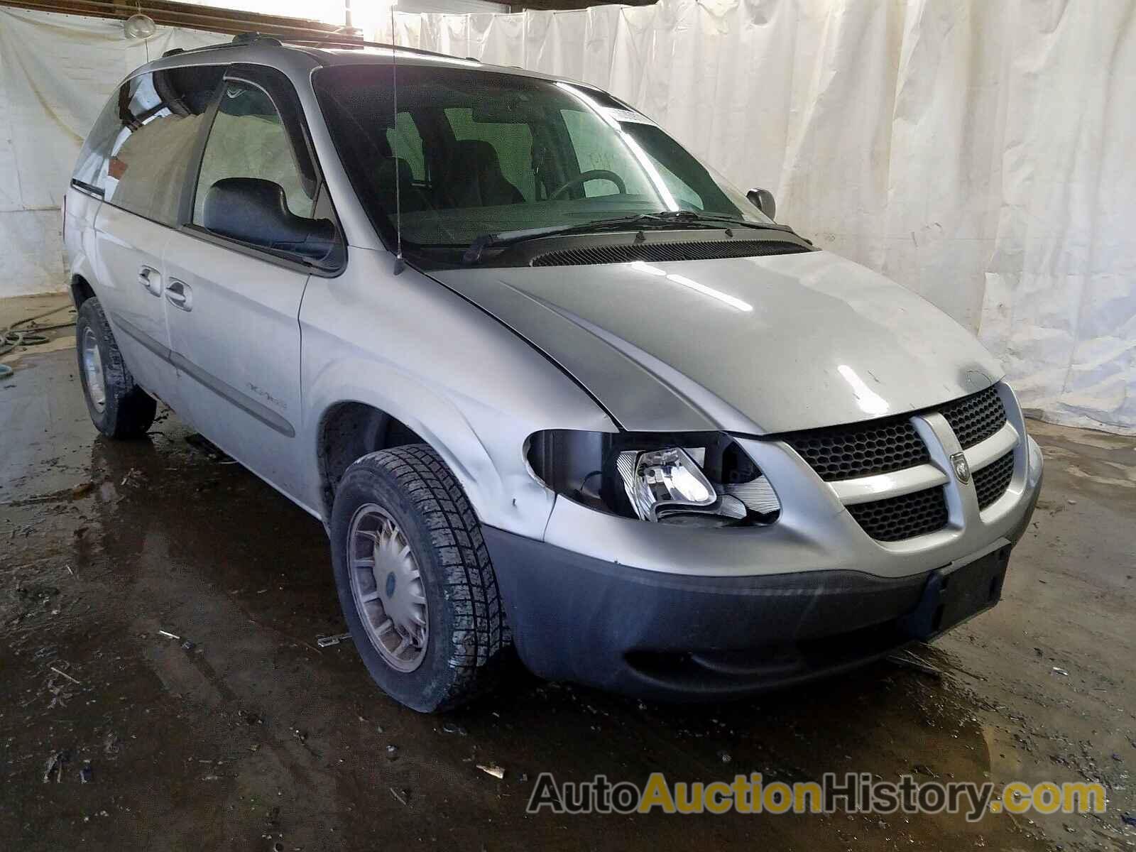 2001 DODGE CARAVAN SE SE, 1B4GP25331B126509