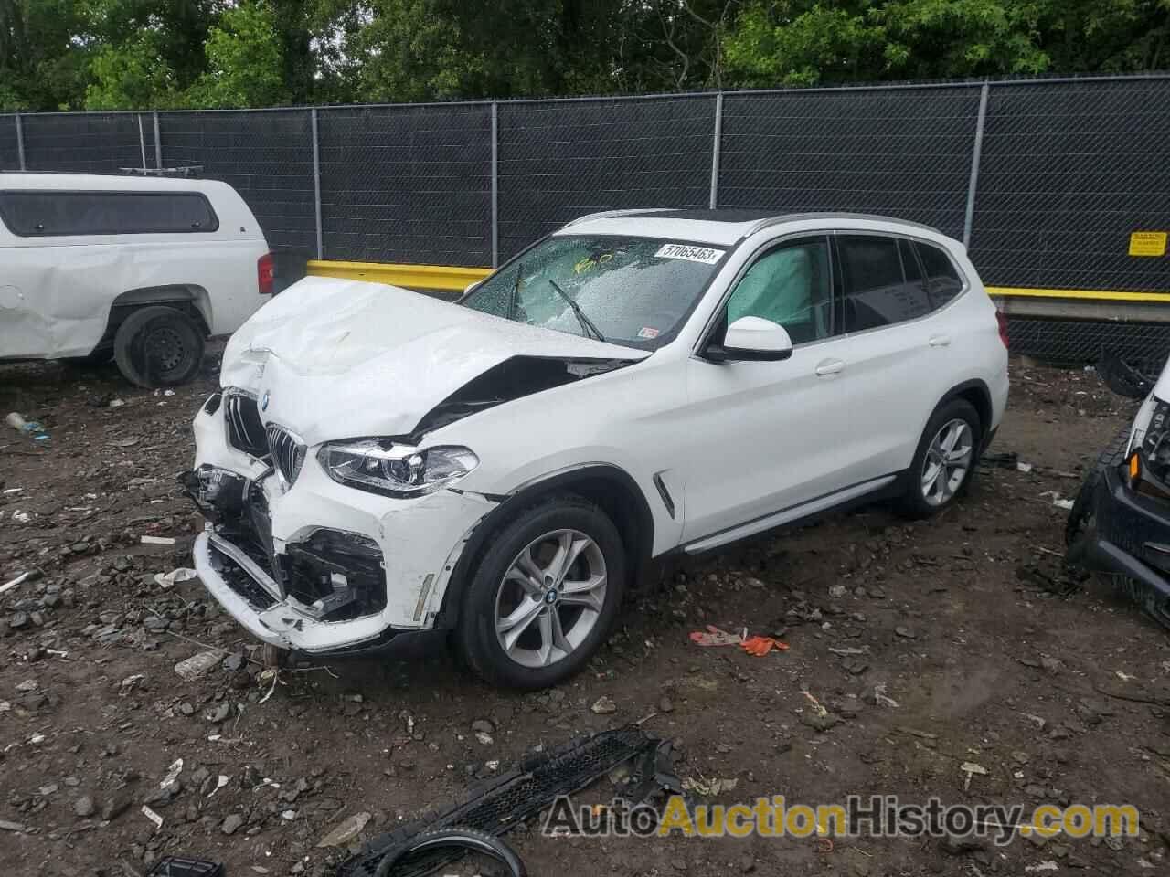 2020 BMW X3 XDRIVE30I, 5UXTY5C09L9D03326