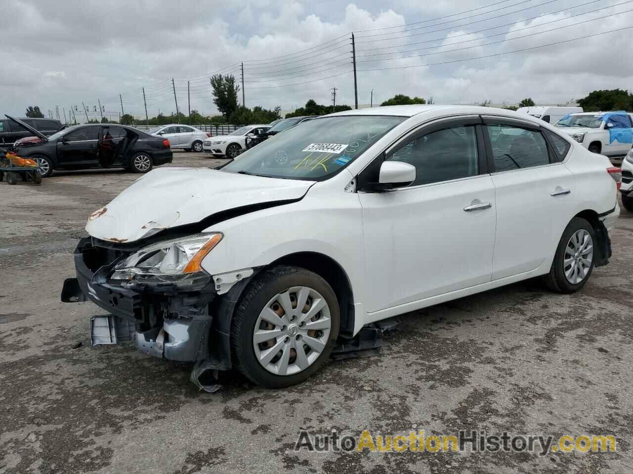 2015 NISSAN SENTRA S, 3N1AB7AP8FL678612