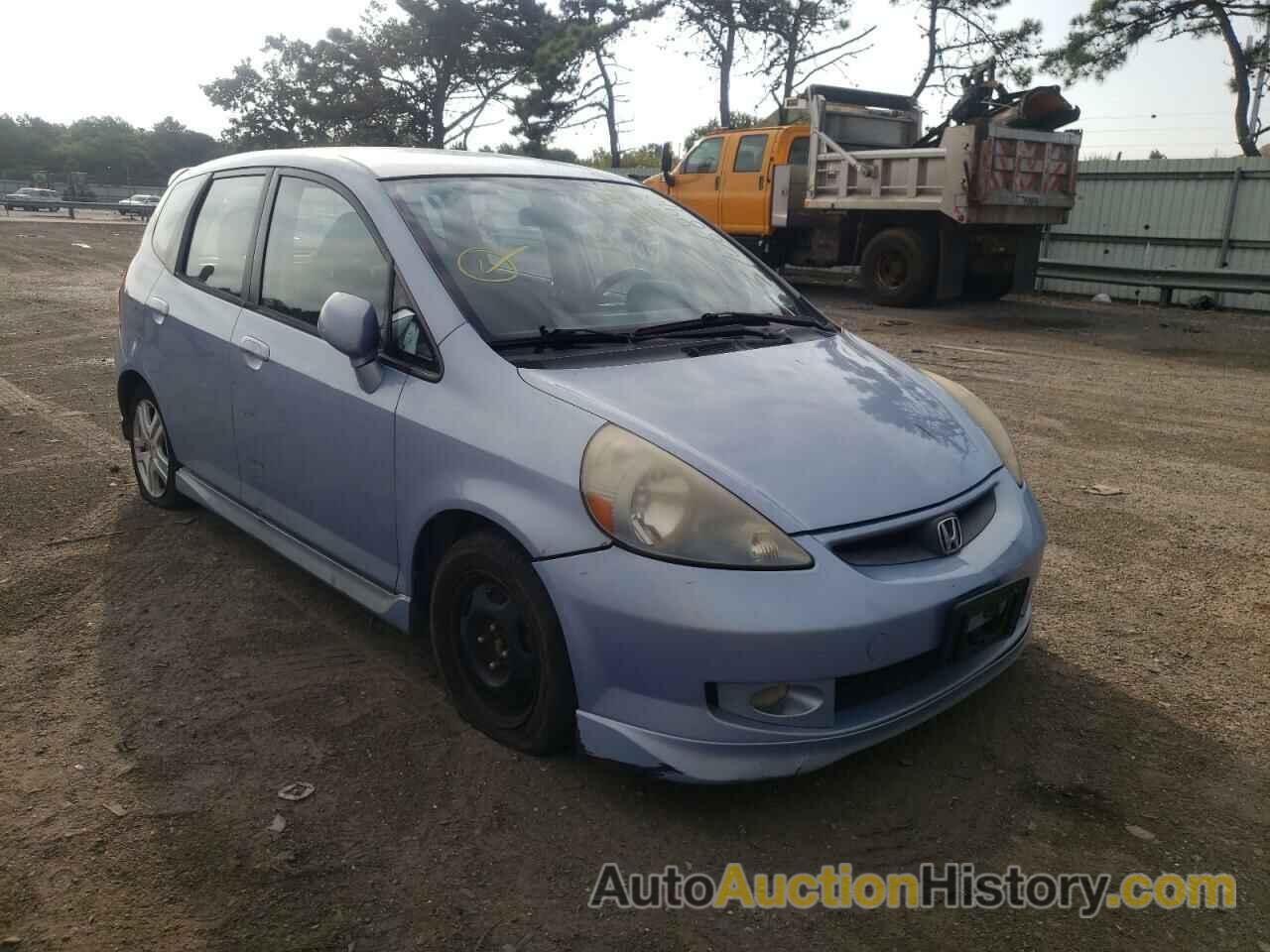 2008 HONDA FIT SPORT, JHMGD38658S049416