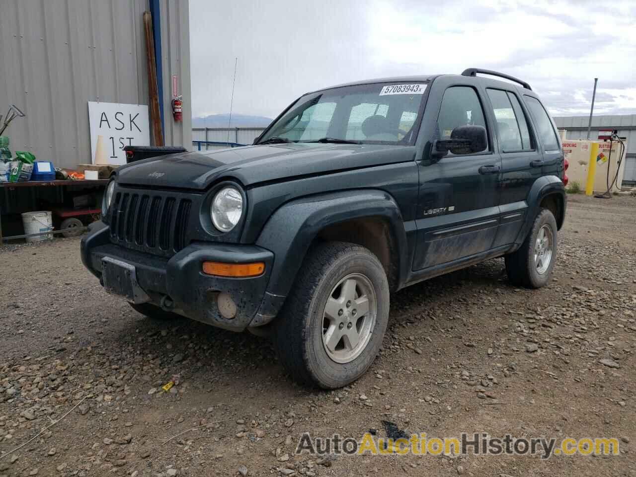 2002 JEEP LIBERTY LIMITED, 1J8GL58K82W138242