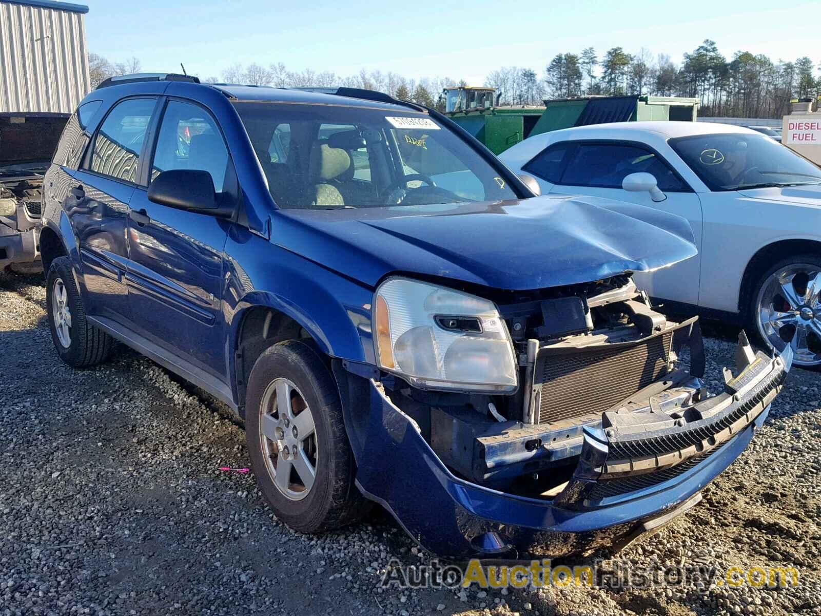 2008 CHEVROLET EQUINOX LS, 2CNDL23F386286218