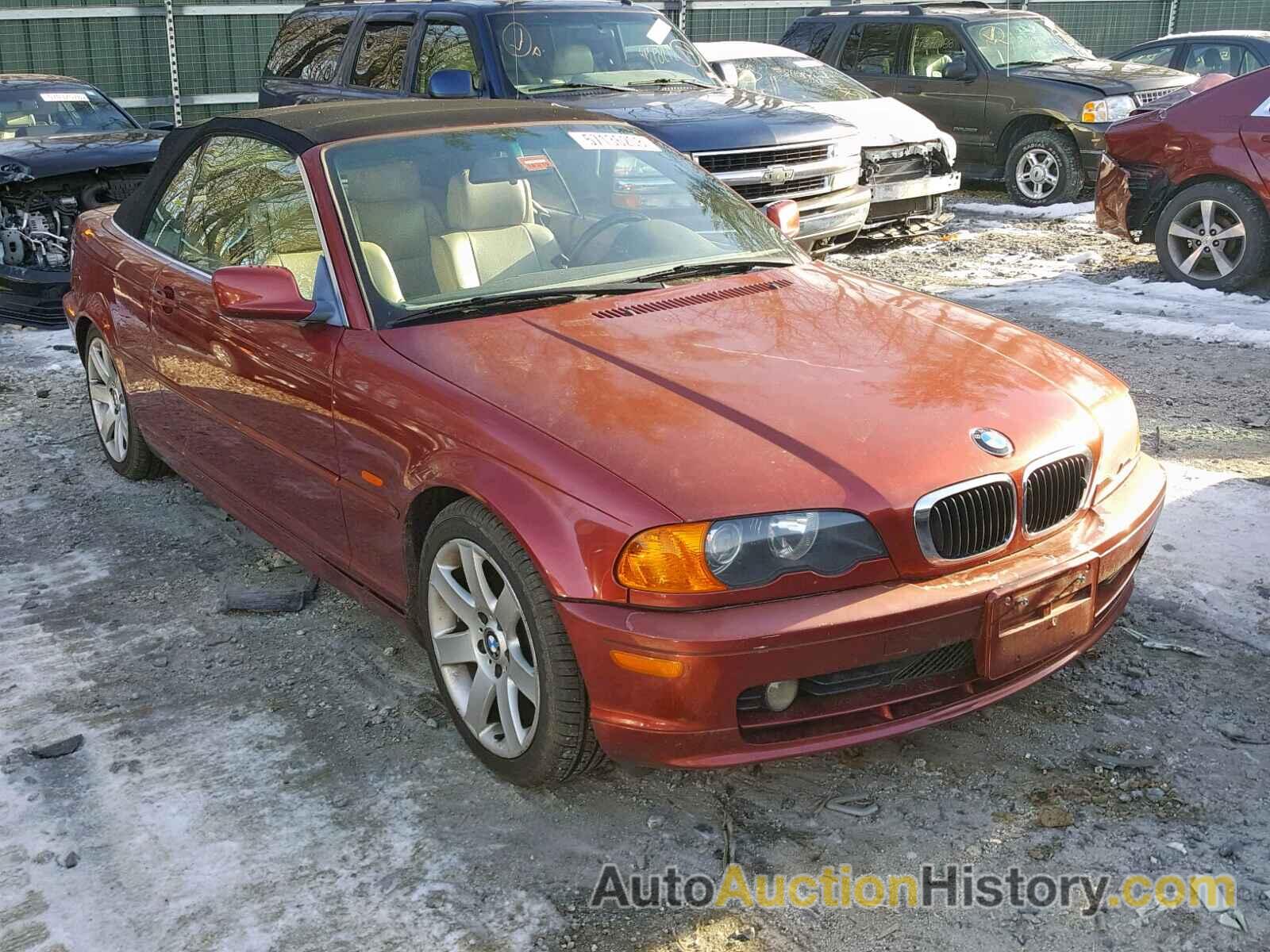 2001 BMW 325 CI, WBABS33441JY54565