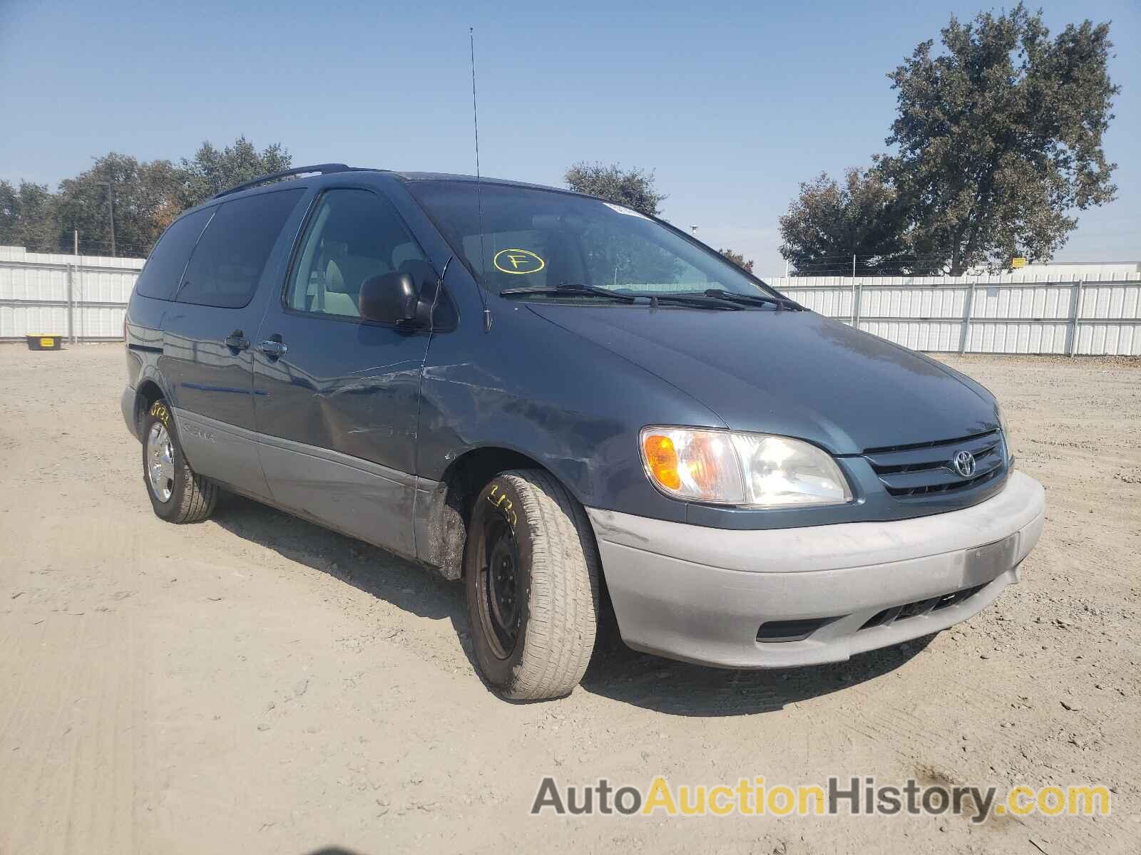 2003 TOYOTA SIENNA CE, 4T3ZF19C83U527003