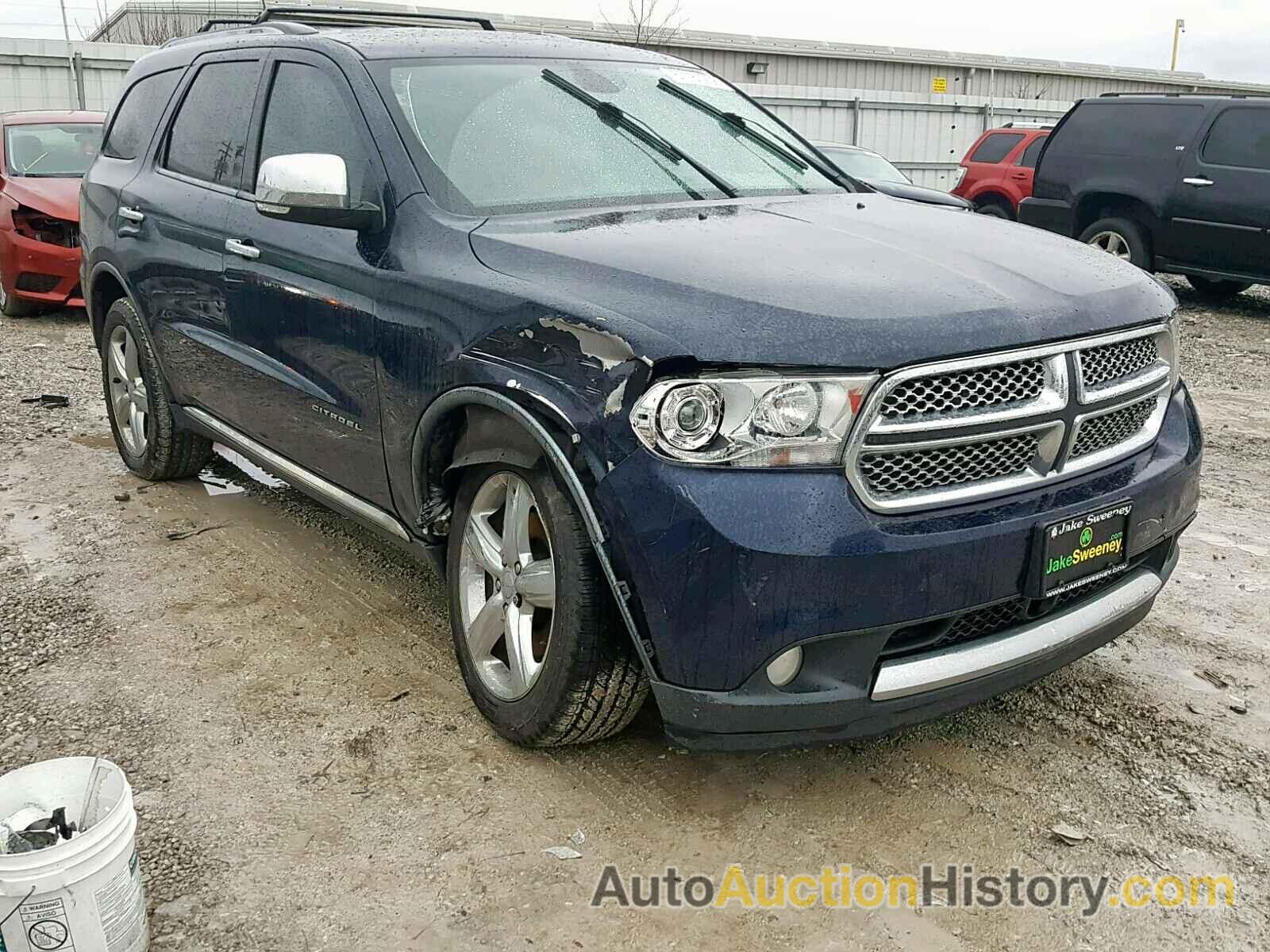 2012 DODGE DURANGO CITADEL, 1C4SDJET3CC183046