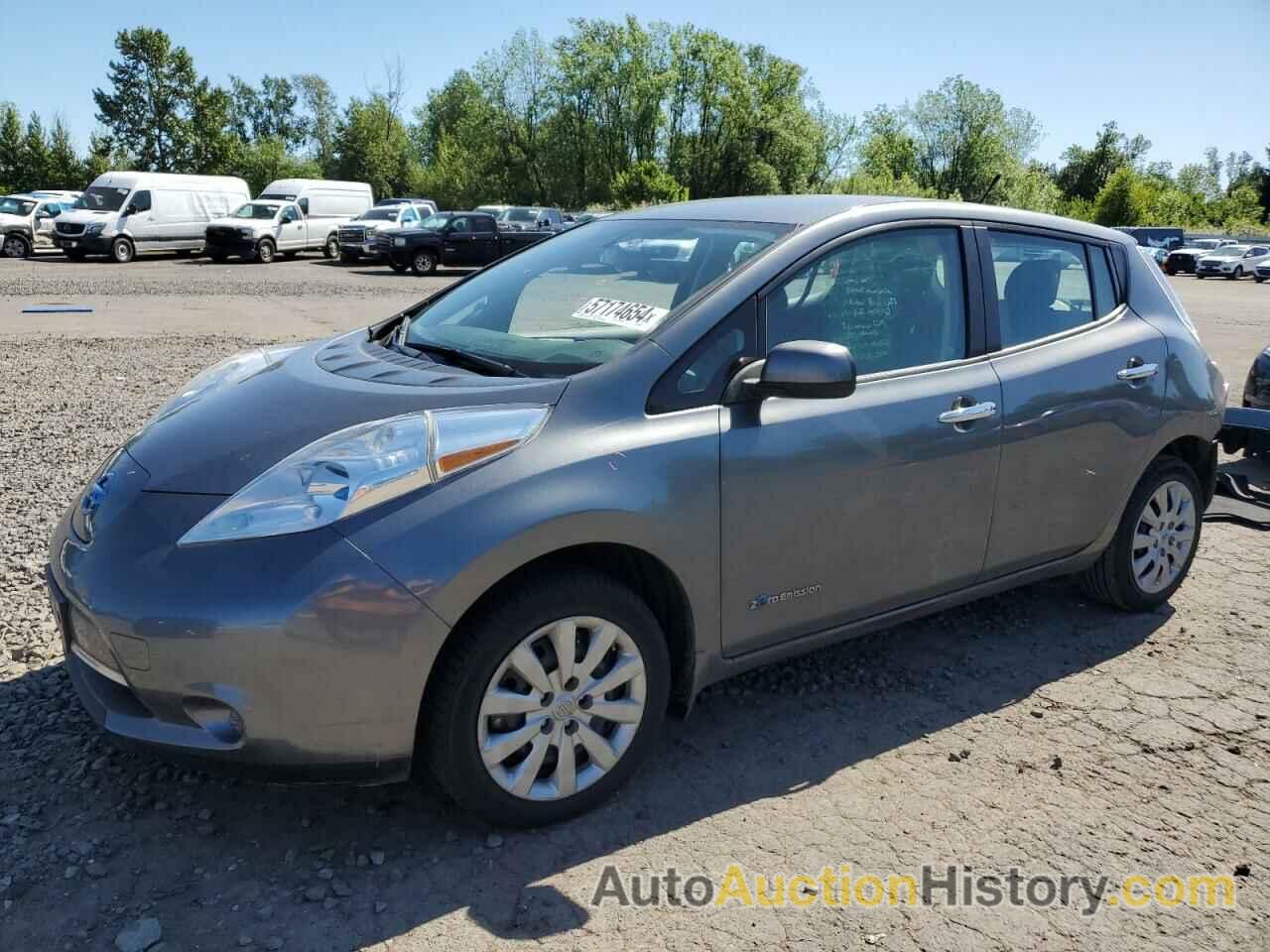 NISSAN LEAF S, 1N4AZ0CP5EC330327