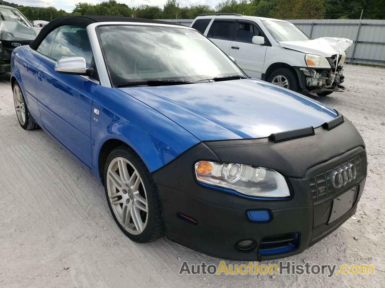 2009 AUDI S4/RS4 QUATTRO CABRIOLET, WUARL48H59K900087