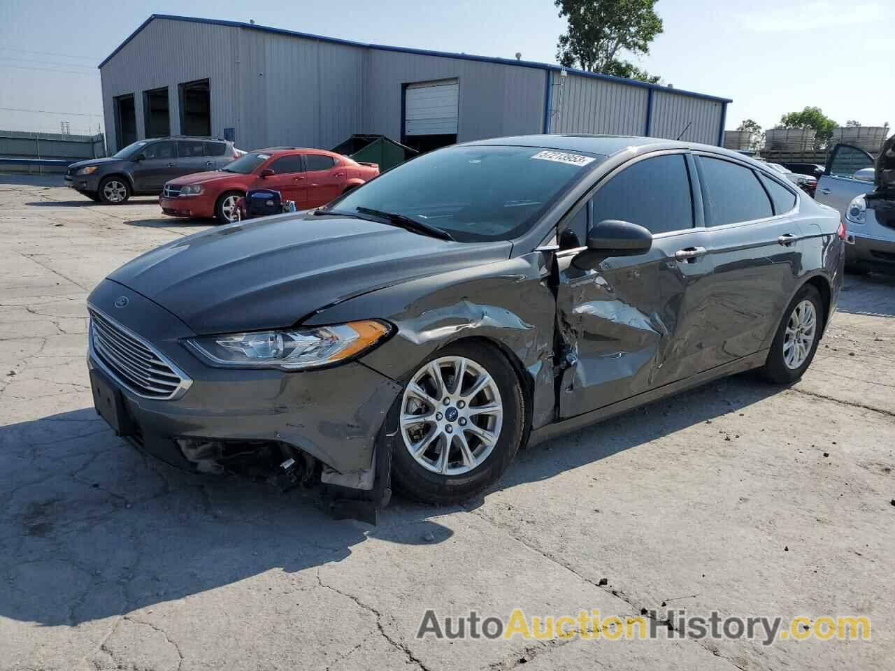 2018 FORD FUSION S, 3FA6P0G7XJR221363