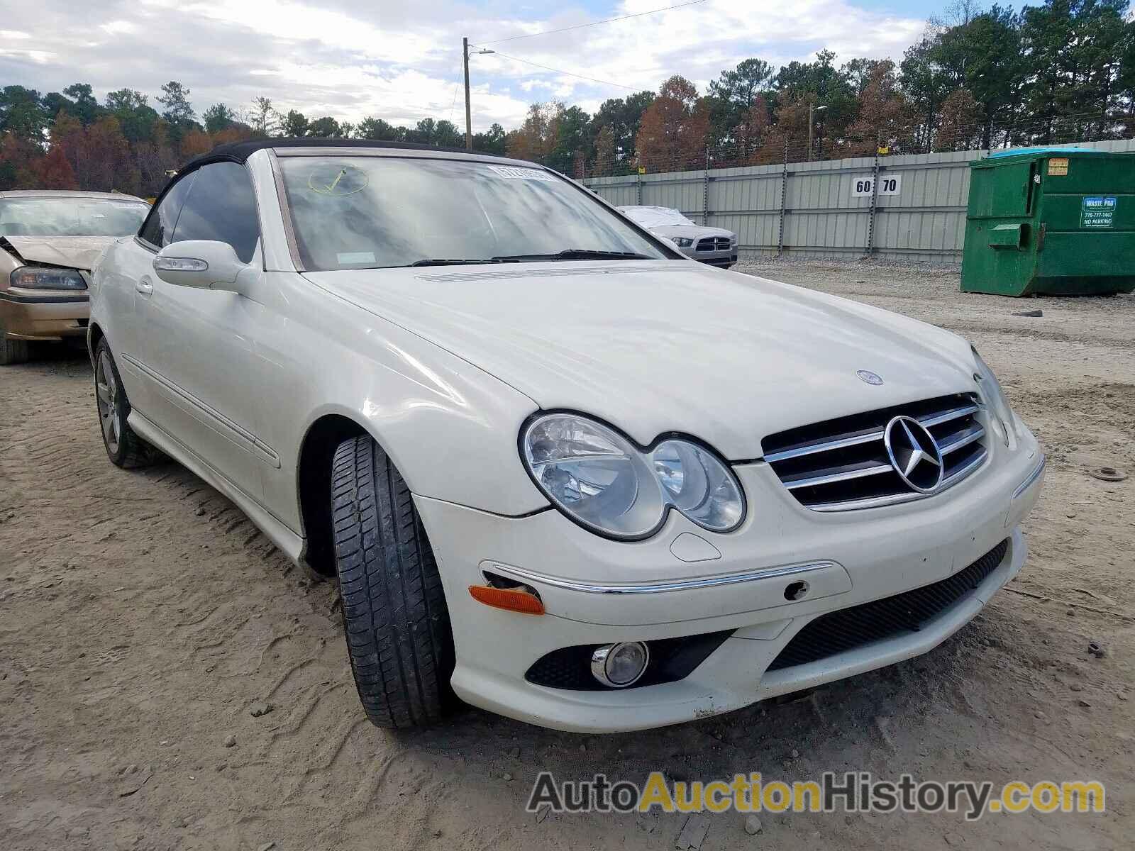 2007 MERCEDES-BENZ CLK 550 550, WDBTK72F27T077560