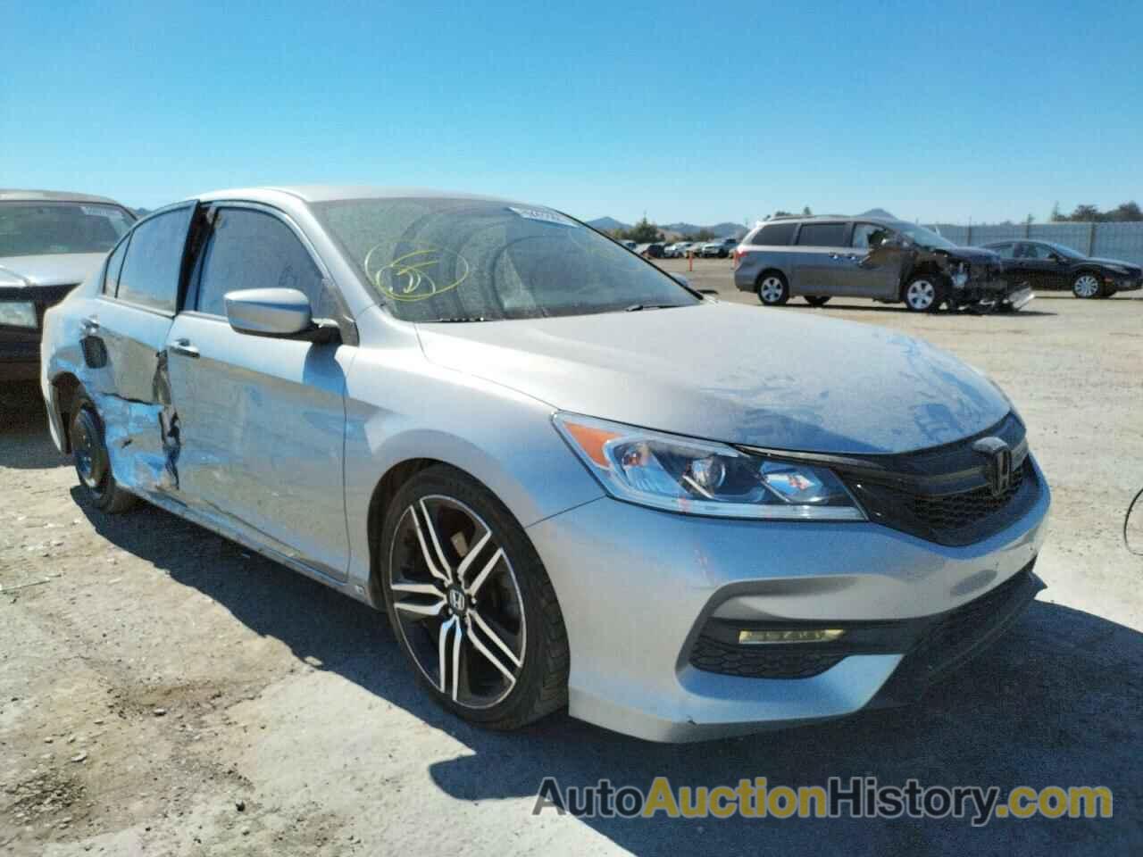 2016 HONDA ACCORD SPORT, 1HGCR2F55GA180082