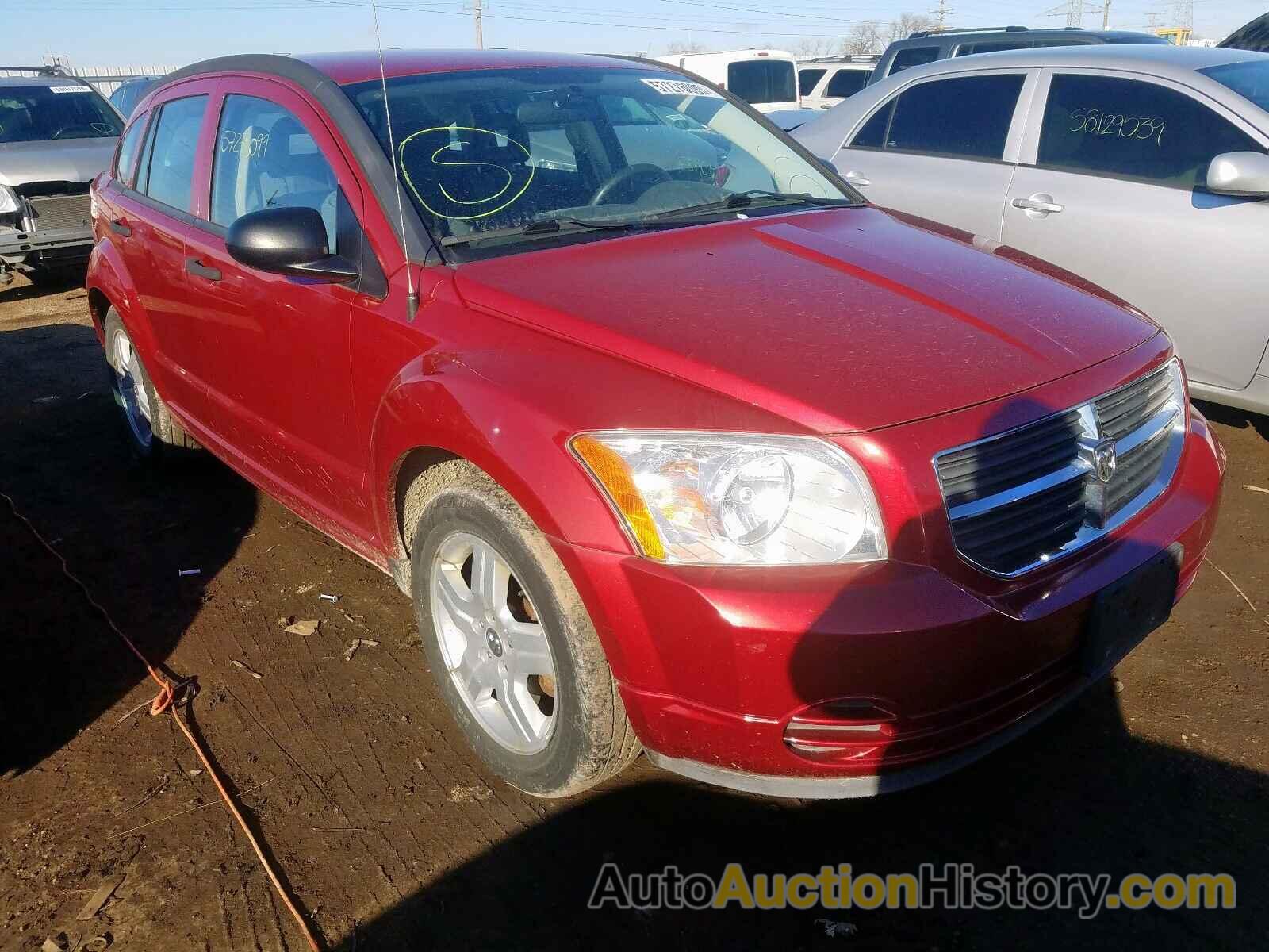 2008 DODGE CALIBER SX SXT, 1B3HB48B08D695516