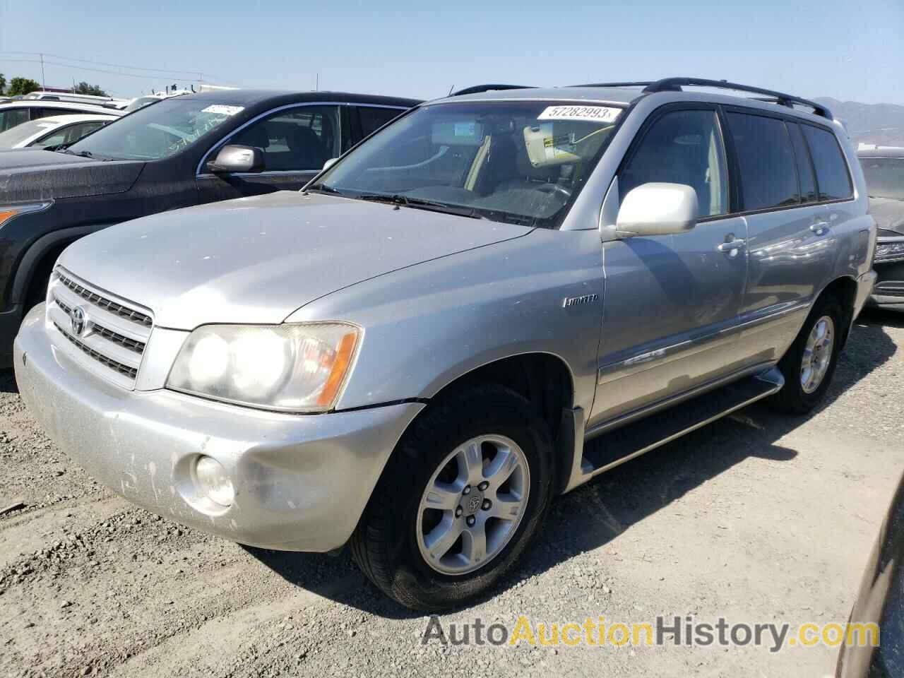 2002 TOYOTA HIGHLANDER LIMITED, JTEGF21A320053483