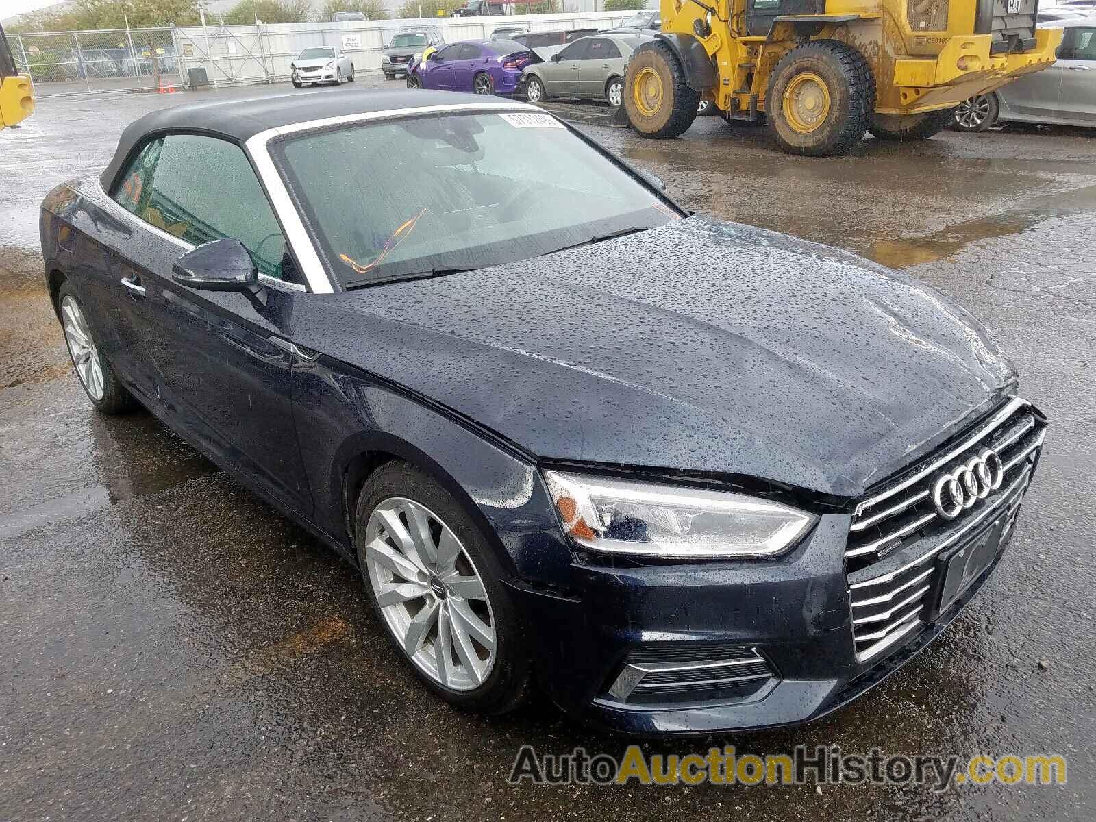 2018 AUDI A5 PREMIUM PREMIUM PLUS, WAUYNGF50JN008617