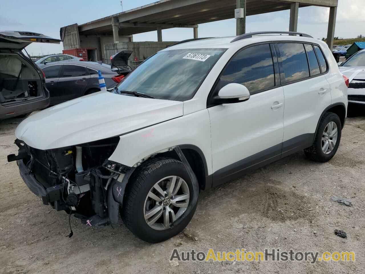 2017 VOLKSWAGEN TIGUAN S, WVGAV7AX7HK022633