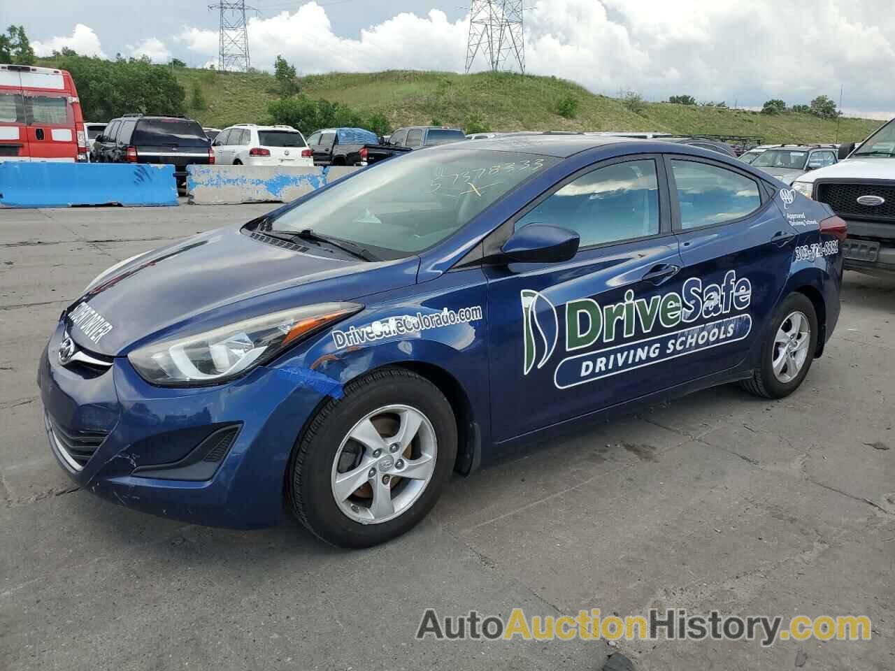 2015 HYUNDAI ELANTRA SE, 5NPDH4AEXFH603674