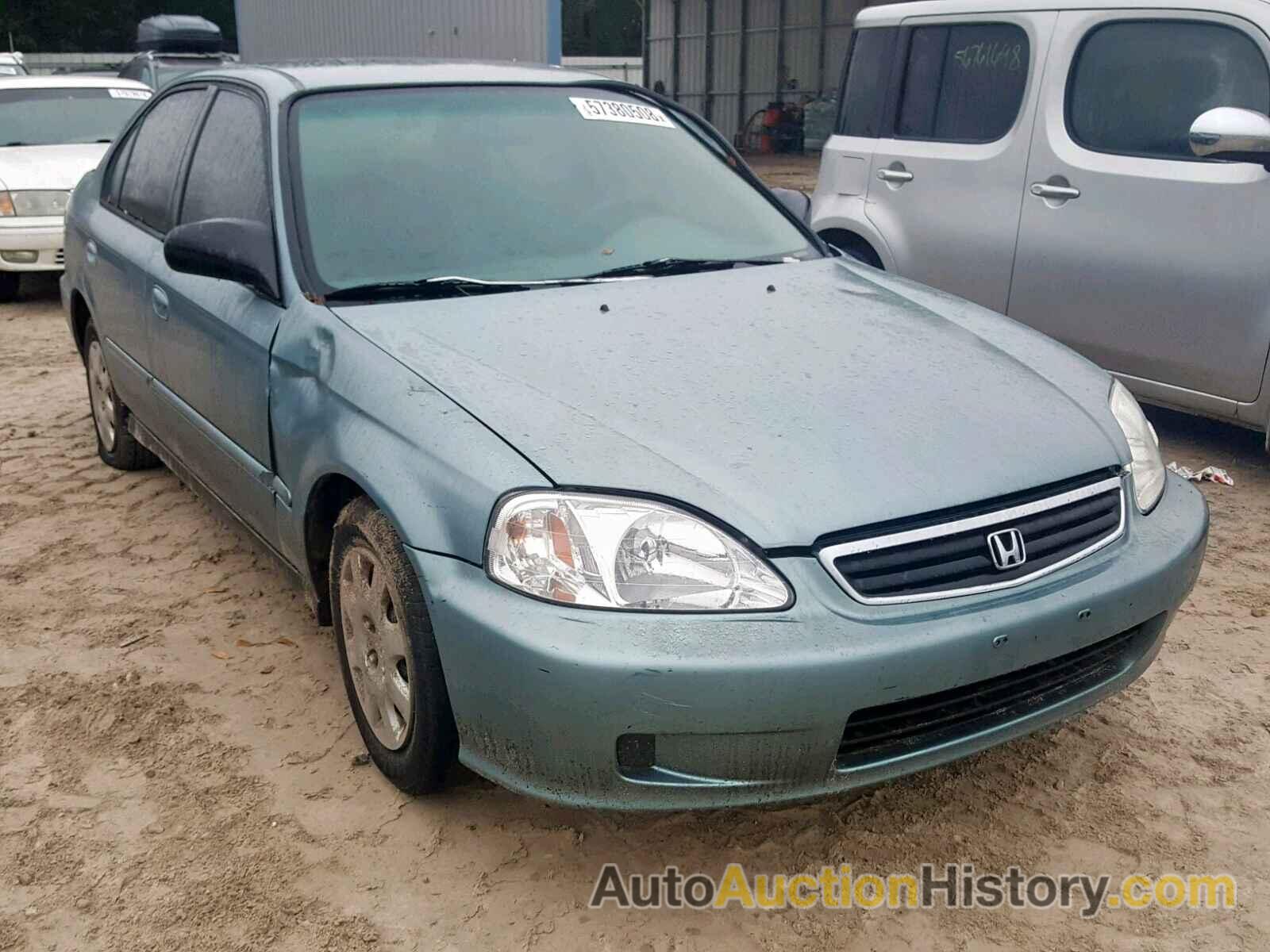 2000 HONDA CIVIC BASE, 2HGEJ6610YH584639