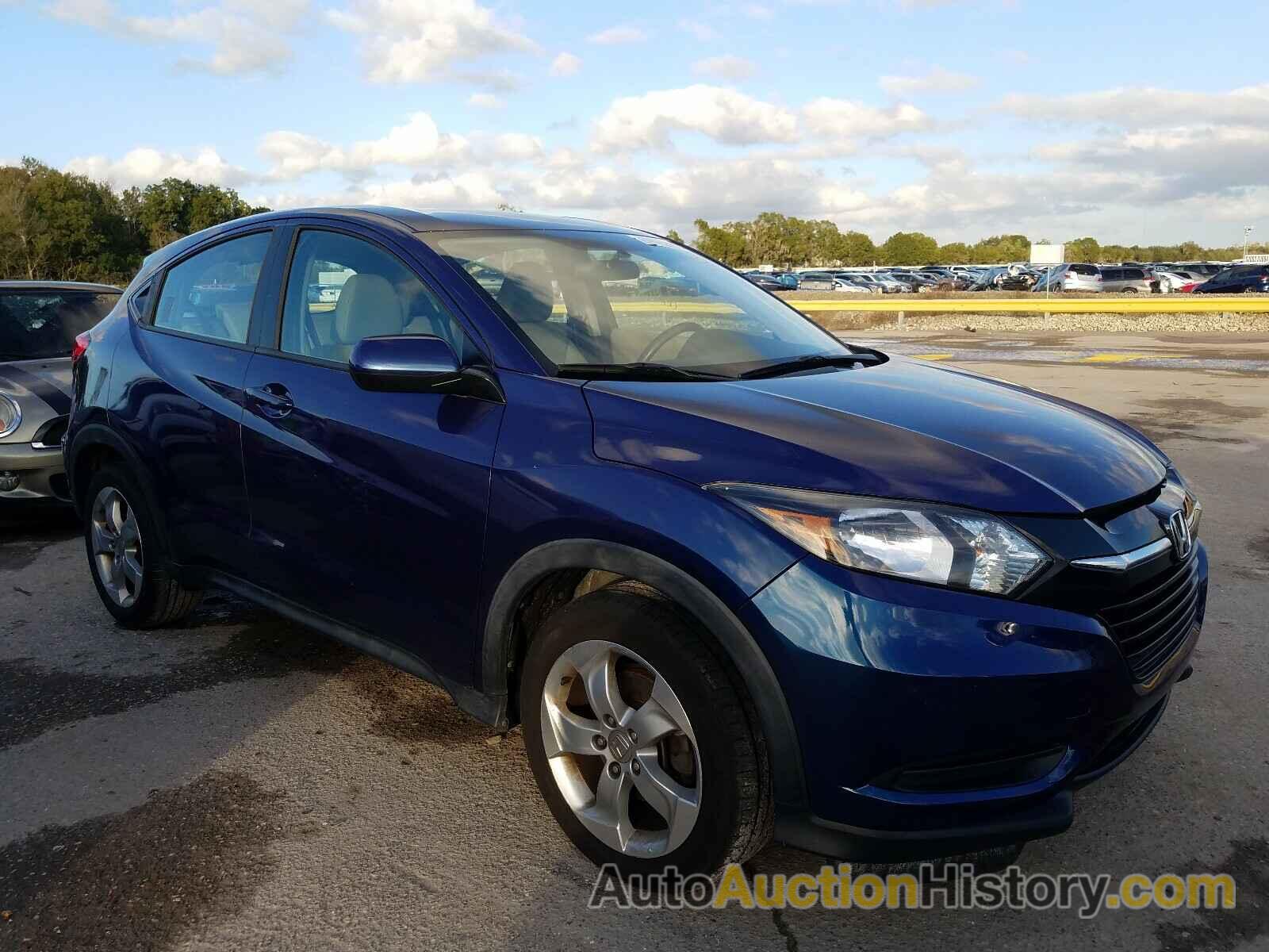 2016 HONDA HR-V LX, 3CZRU5H31GM724644