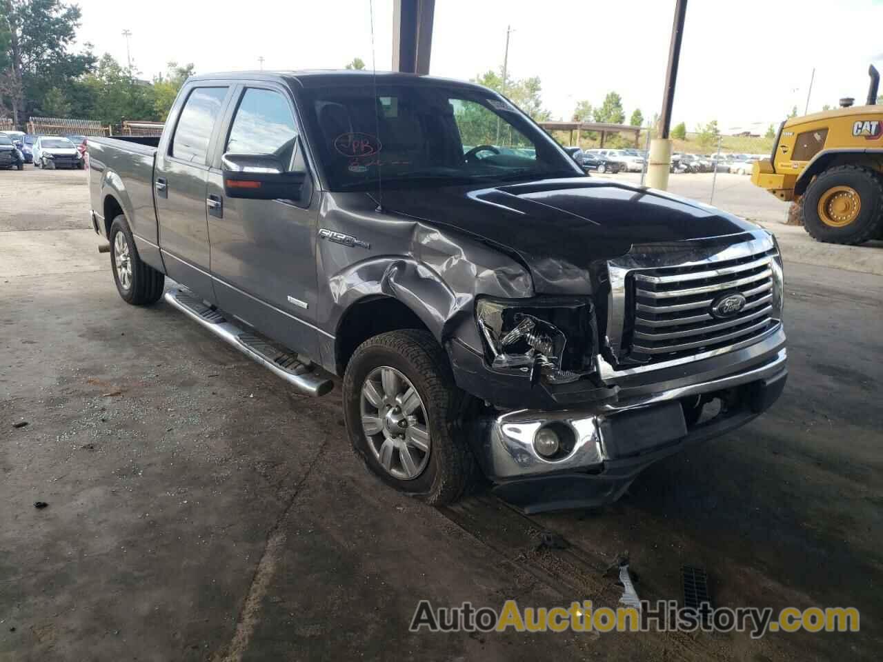 2012 FORD F150 SUPERCREW, 1FTFW1CT6CKD76604