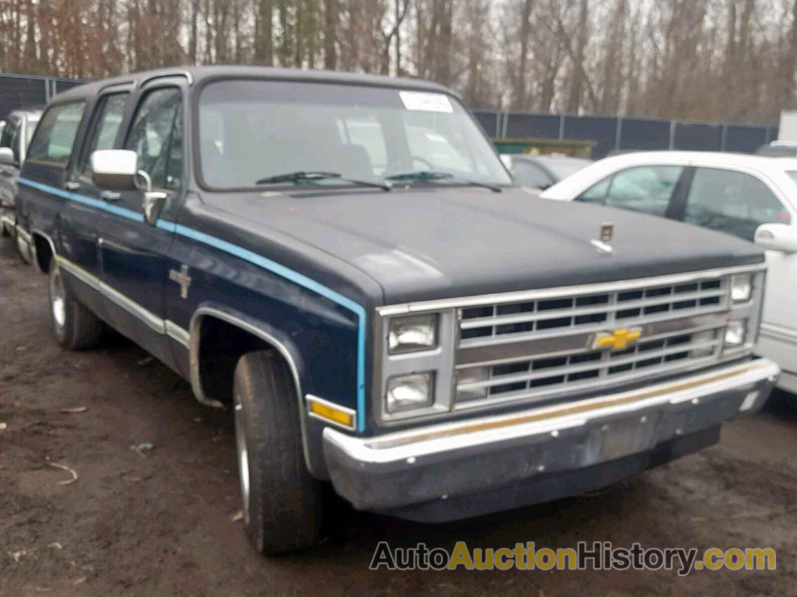 1987 CHEVROLET SUBURBAN R1, 1GNER16K4HF183705