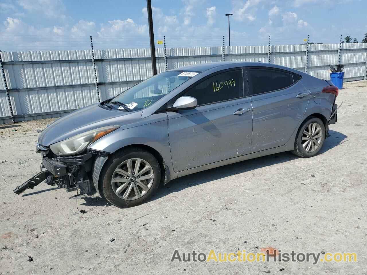 2014 HYUNDAI ELANTRA SE, KMHDH4AE0EU123966