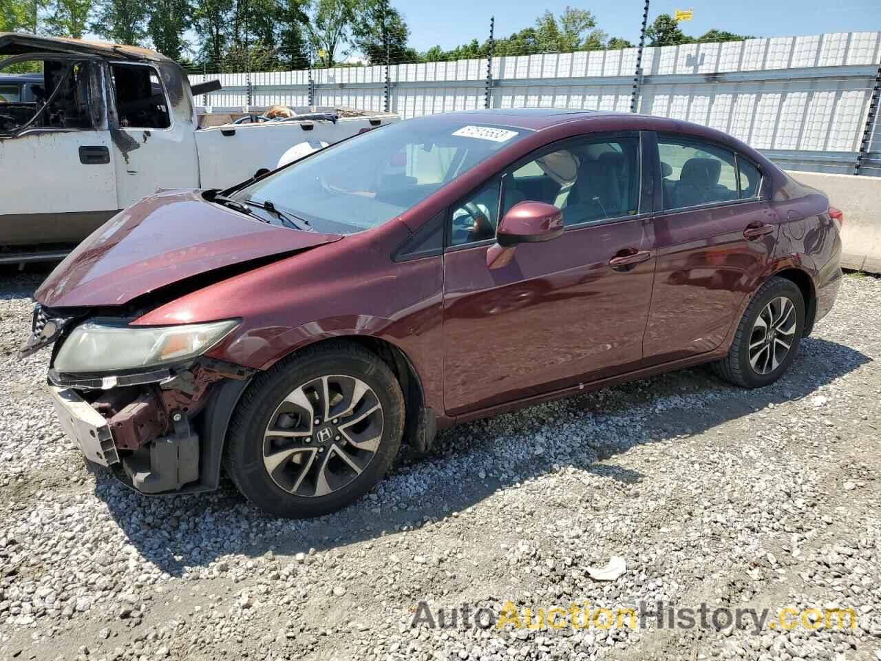 2013 HONDA CIVIC EX, 2HGFB2F85DH531114