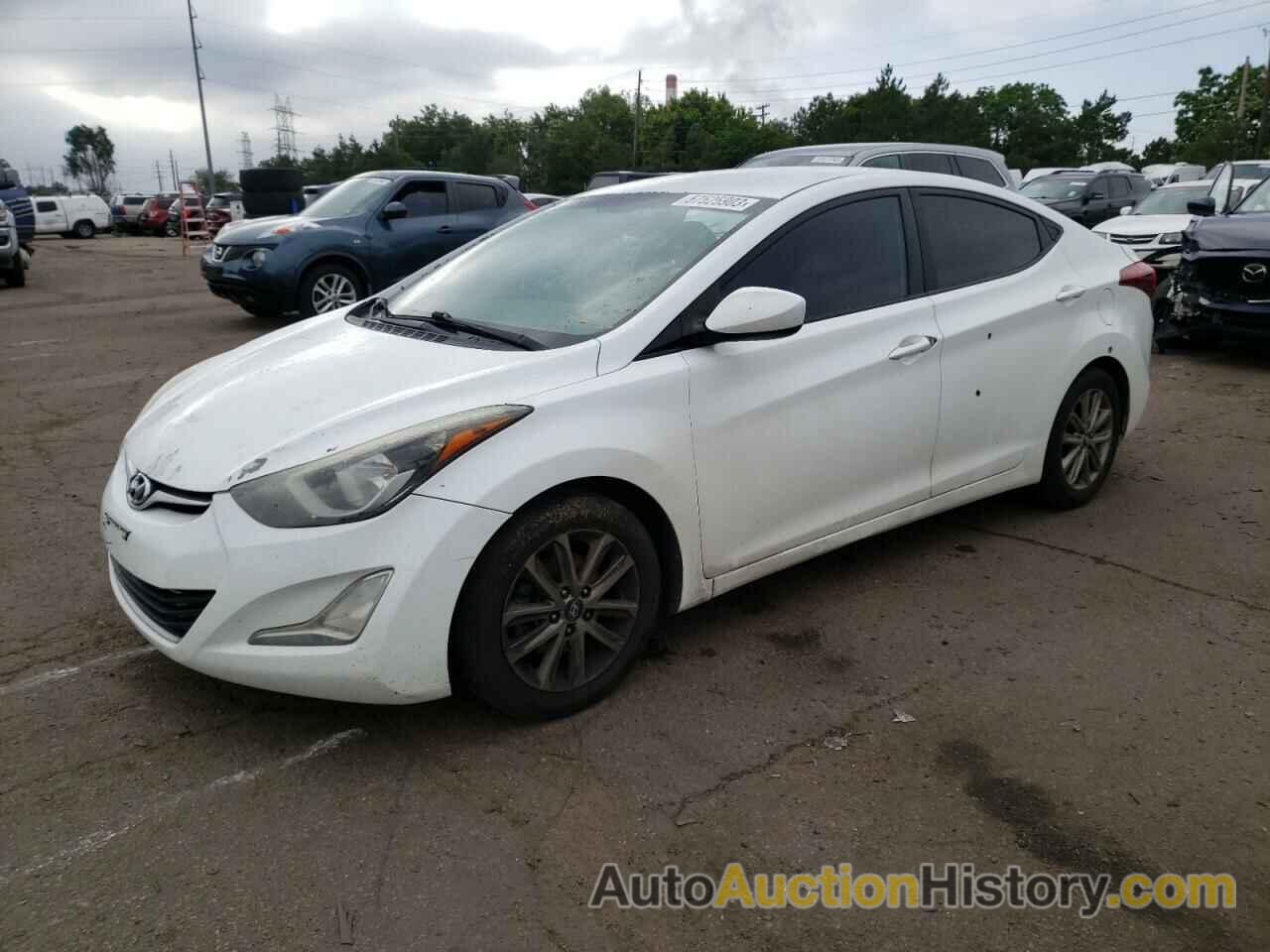 2014 HYUNDAI ELANTRA SE, 5NPDH4AE4EH501768