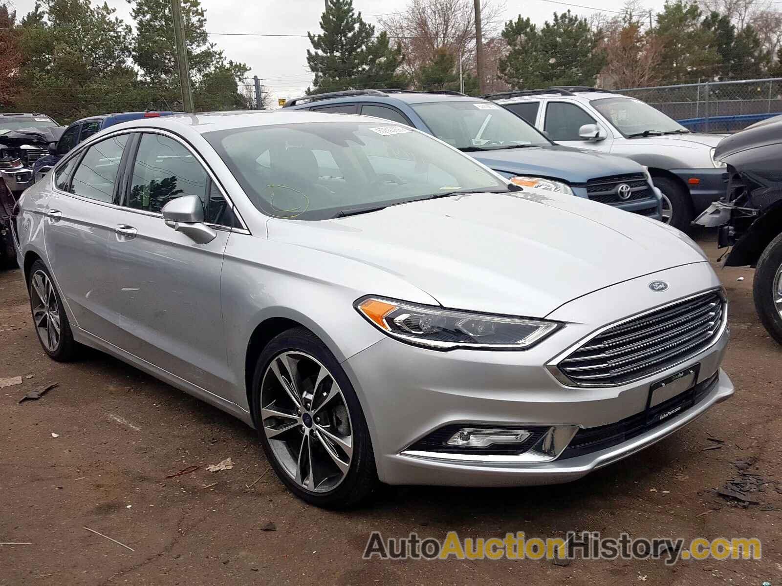 2017 FORD FUSION TIT TITANIUM, 3FA6P0K9XHR156002