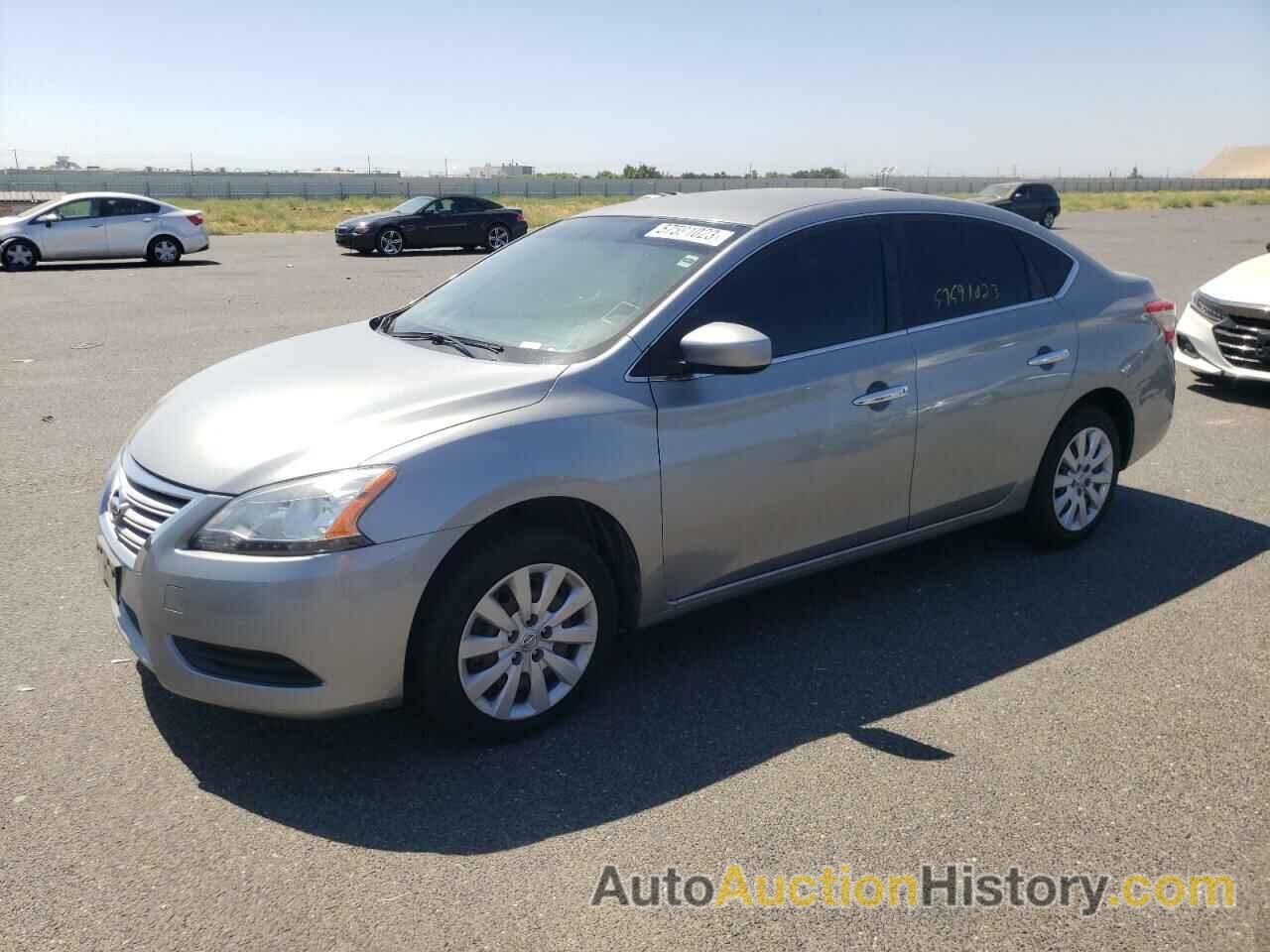 2014 NISSAN SENTRA S, 3N1AB7AP2EY246373